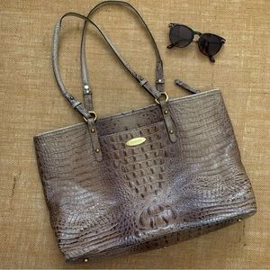 Brahmin Medium Alabaster Melbourne Tote
